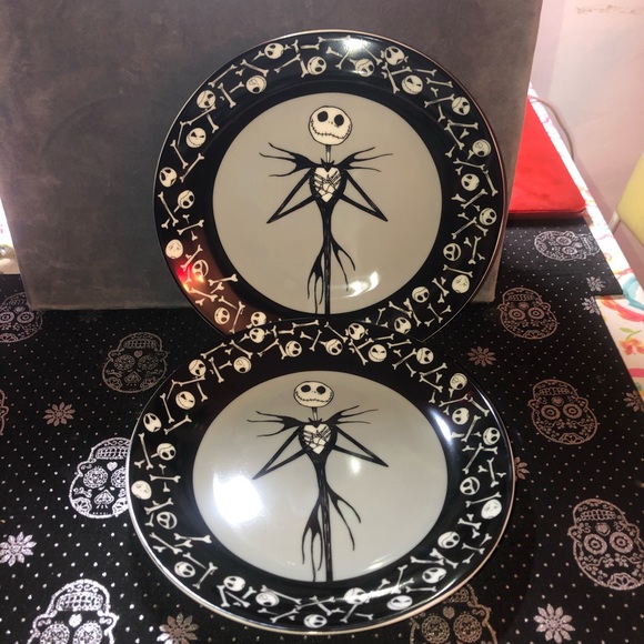 Disney | Dining | 2 Set Disney Nightmare Before Christmas Jack ...
